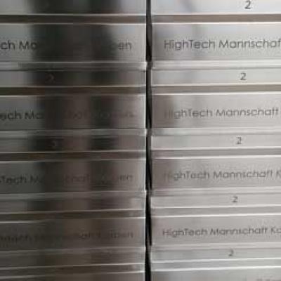 Reinraumbehälter mit Laserbeschriftung