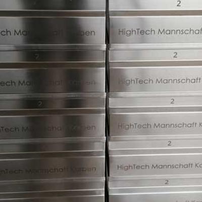 Reinraumbehälter mit Lasergravur