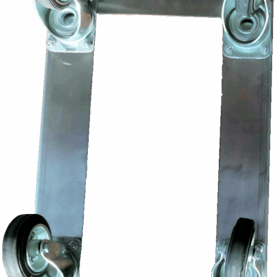 Transportwagen Reinraumbehälter mit ESD-Bereifung