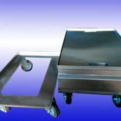 Transportroller mit Reinraumbehälter